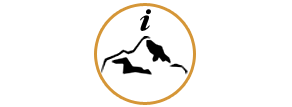 Mountain with Information Icon